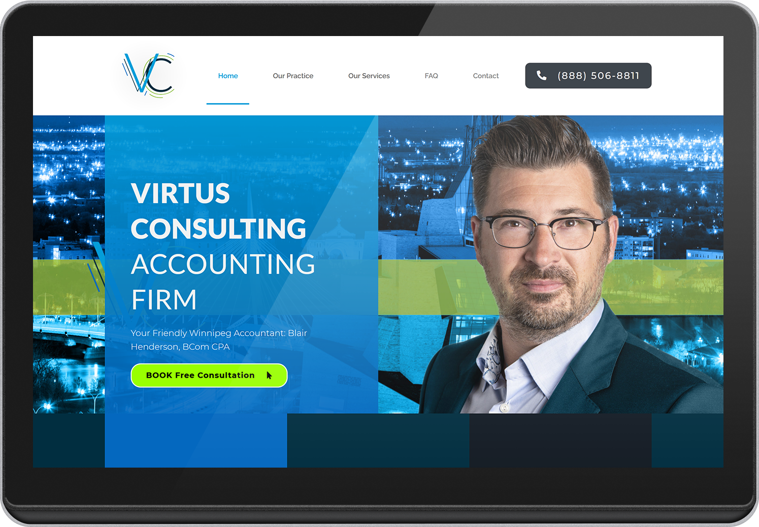 Virtus Consulting Web Design Project