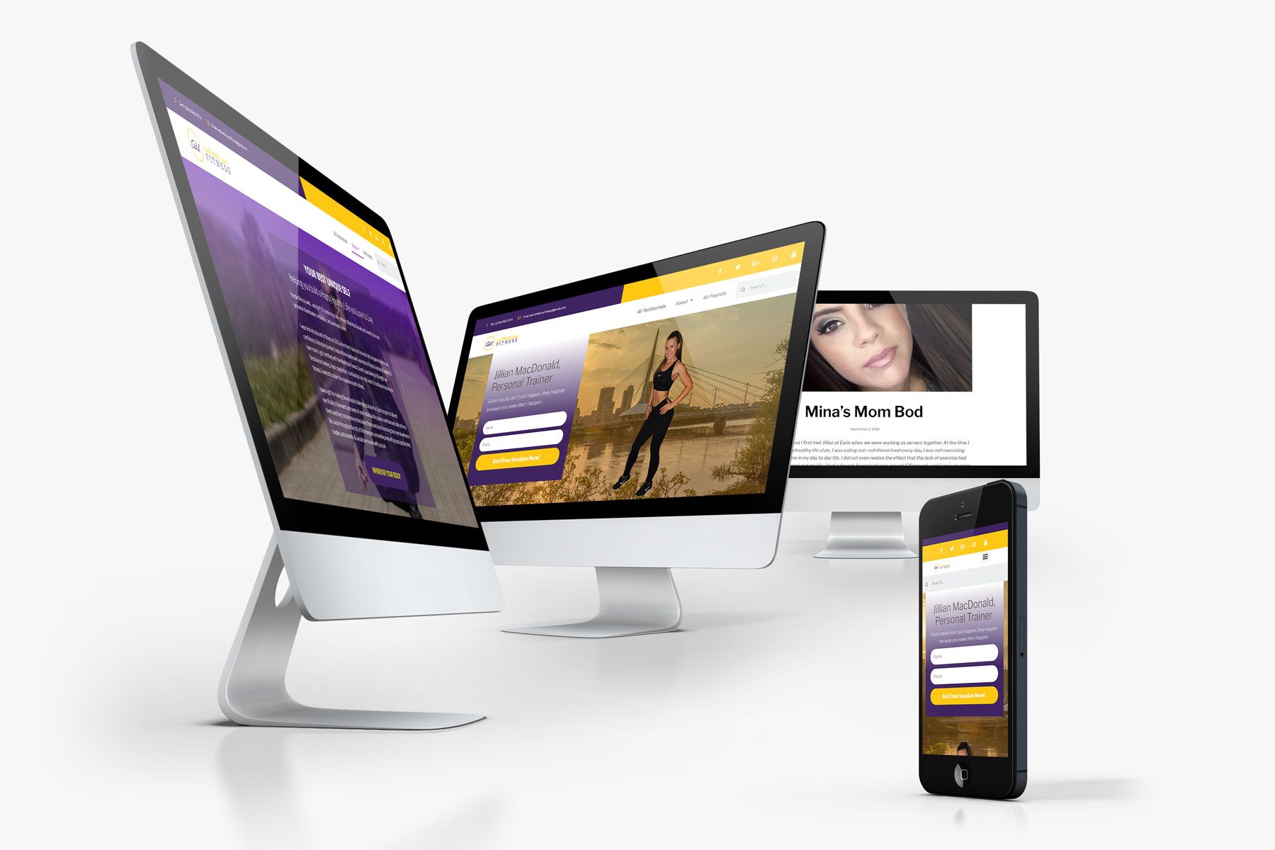 AU Fitness Personal Trainer Web Design Project